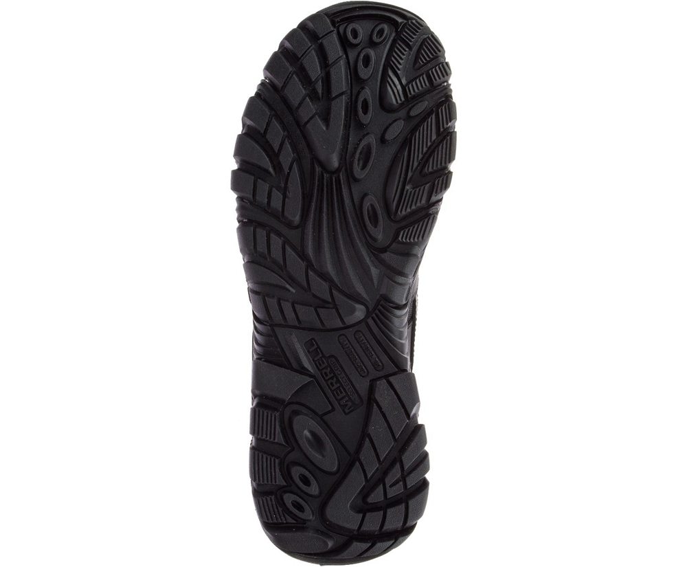 Kozaki Merrell Męskie Czarne - Moab 2 Mid Tactical Response Waterproof Comp Toe - 530498-RBQ